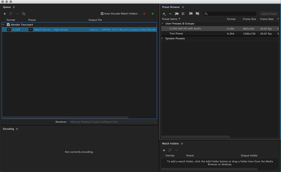 How To Create Render Presets In Adobe Media Encoder | Motion Array